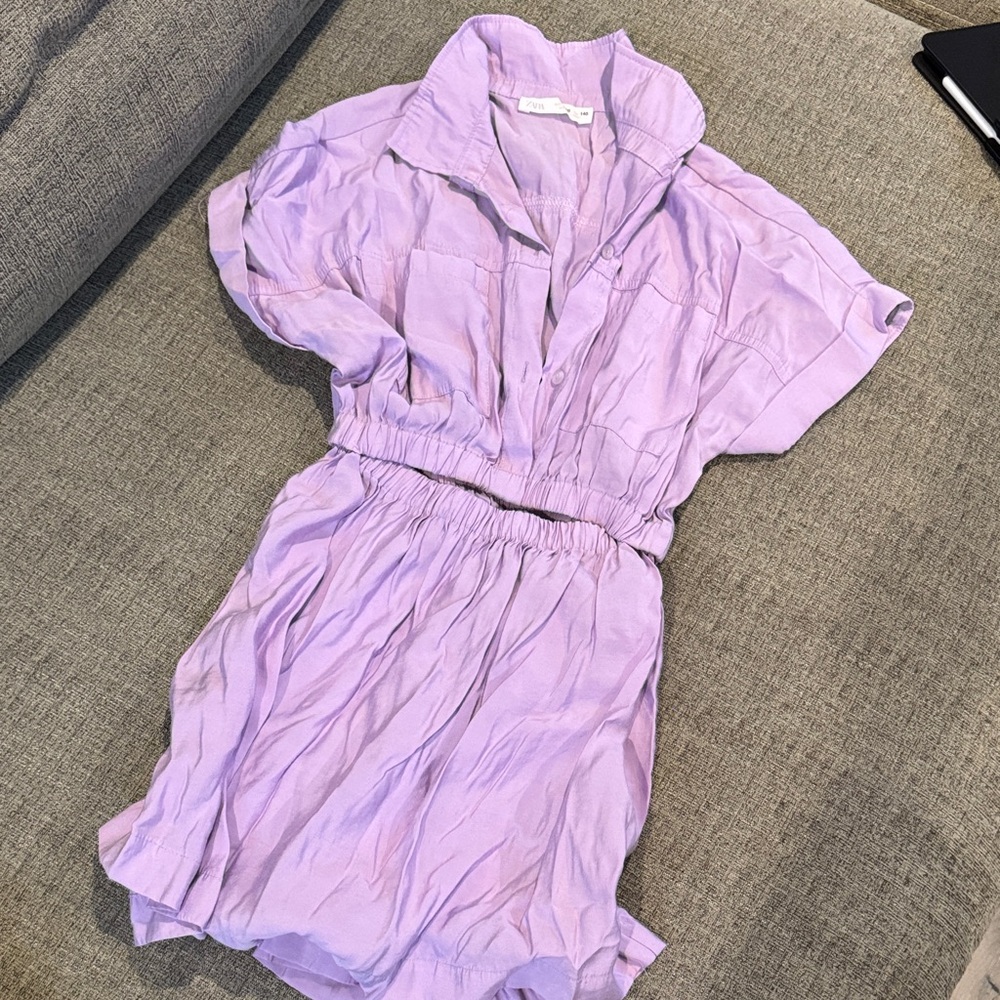 Zara Kids Casual Dress in Lavender